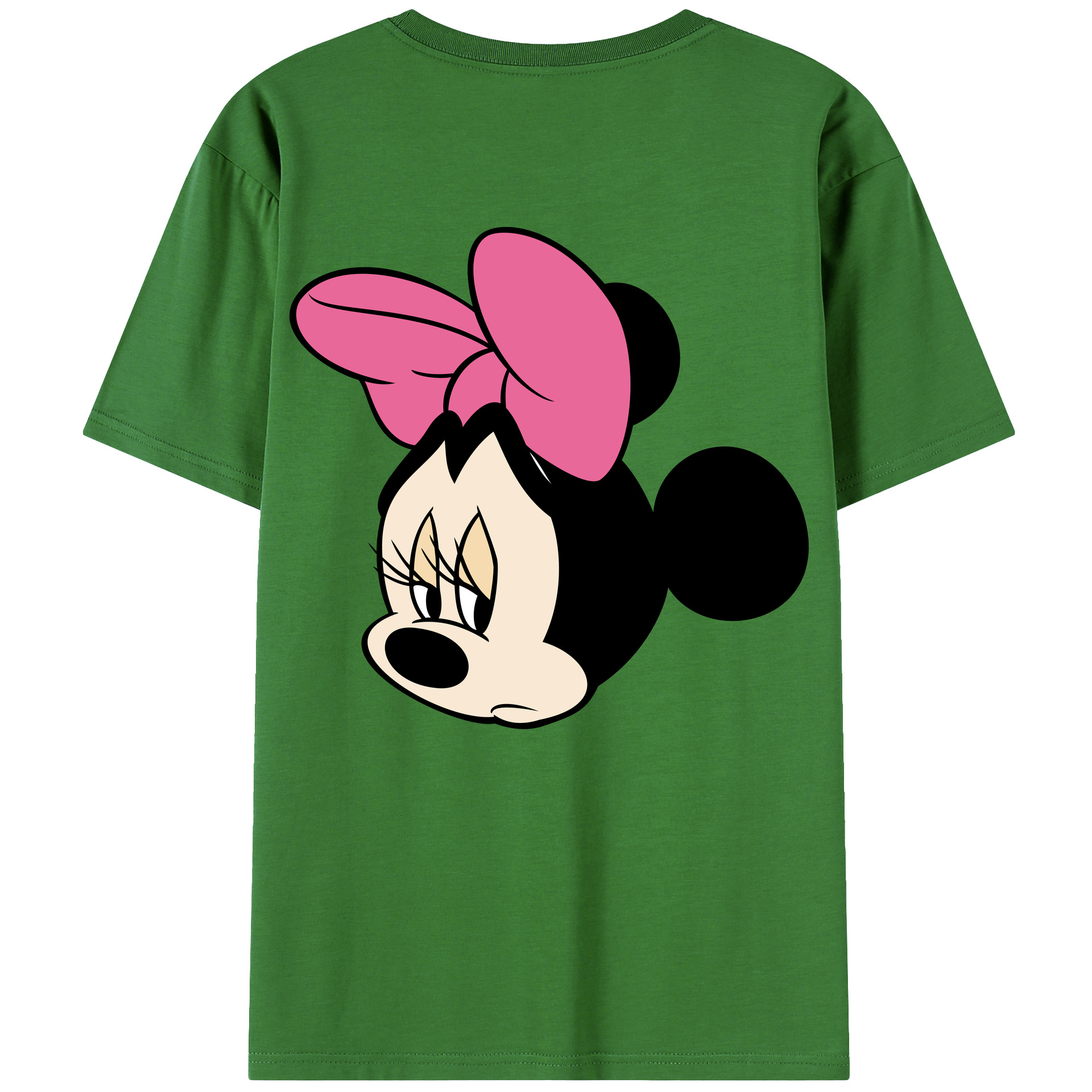 （画像用） ミッキーマウス Mickey Mouse レディース半袖Tシャツ(バックプリント)